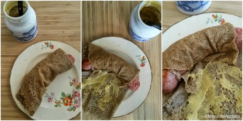 Chez Milo et Fine crêperie bretonne galette saucisse - Blog Montreal Addicts 3