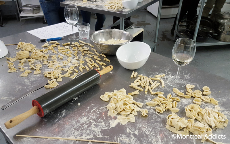 Atelier de pâtes fraiches Parler la bouche pleine | Montreal Addicts